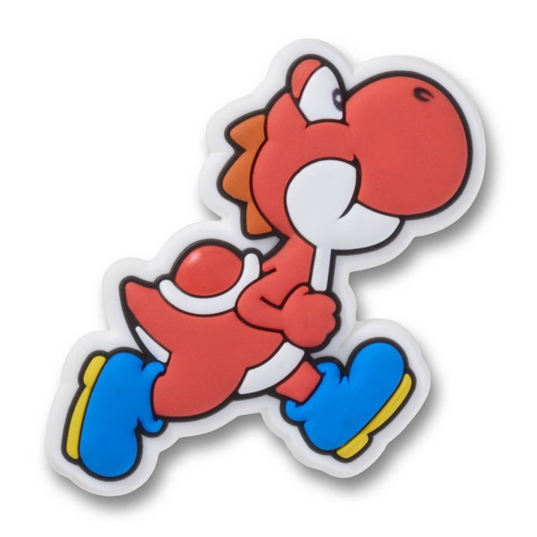 Crocs Jibbitz Super Mario - Piros Yoshi papucs kiegészítő