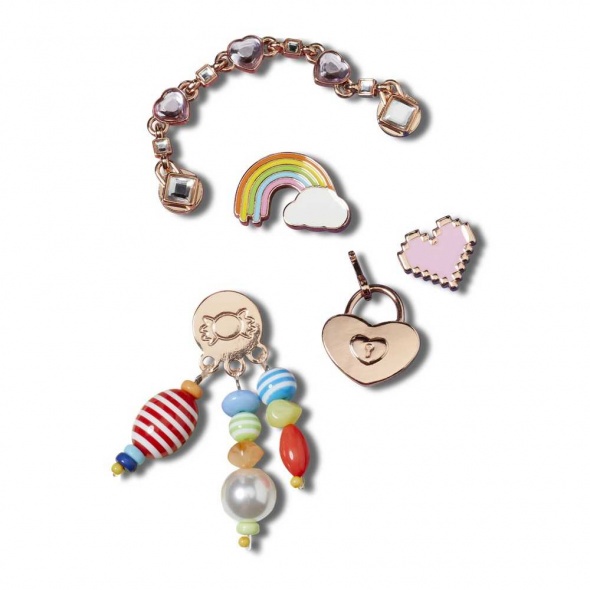 Crocs Jibbitz Színek és csillogás (5 db) papucs kiegészítő