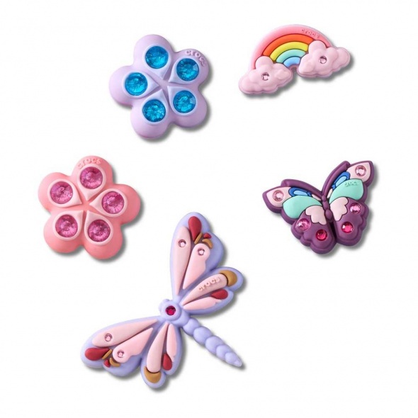 Crocs Jibbitz Varázslatos kert (5db) papucs kiegészítő