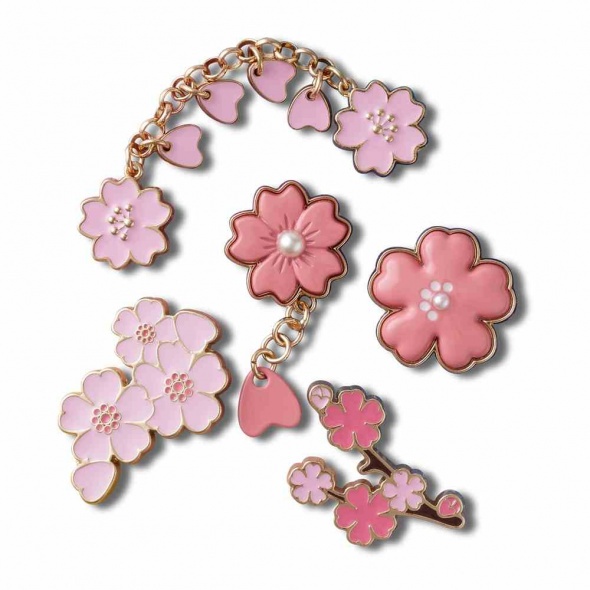 Crocs Jibbitz Virágzó cseresznyevirág (5 db) papucs kiegészítő