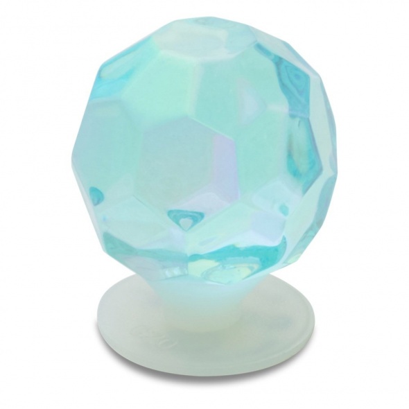 Crocs Jibbitz Zöldeskék fényes drágakő papucs kiegészítő