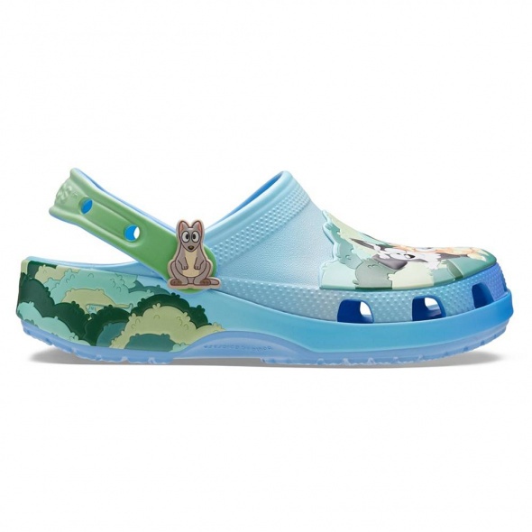 Crocs Kids Bluey Multi Classic Clog T gyerek papucs