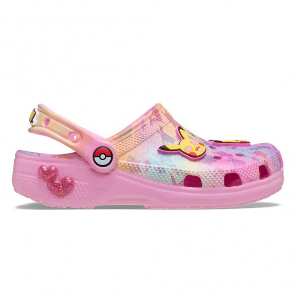 Crocs Kids Pikachu Pink Classic Clog K Gyerek papucs