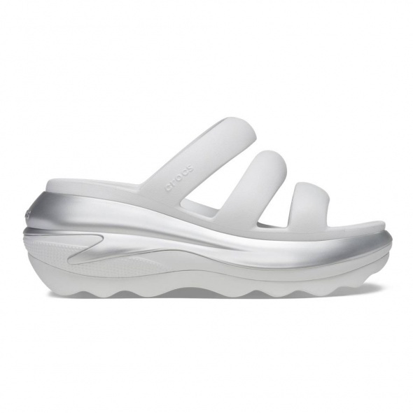 Crocs Mega Crush Metallic Triple Strap Női platform papucs