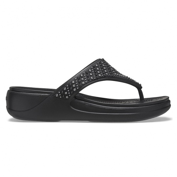 Crocs Monterey Shimmer Wedge Flip W Női papucs