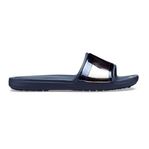 Crocs Sloane Metal Block Slide W női papucs