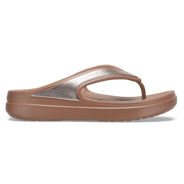 Crocs Sloane Shine Wedge Flip W Női papucs