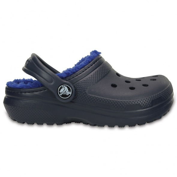 Crocs Kids Classic Lined Clog bélelt kisfiú gyerek papucs