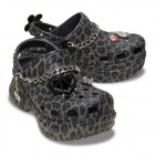 Crocs Bae Leopard Clog platform női papucs