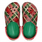 Crocs Baya Holiday Plaid Clog Férfi, Női papucs