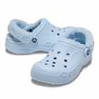 Crocs Baya Lined Fuzz Strap Clog Férfi, Női bélelt papucs