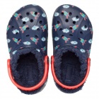 Crocs Kids Baya Lined Printed Clog T Gyerek papucs