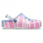 Crocs Baya Lined Tie Dye Graphic Clog női bundás papucs