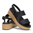 Crocs Brooklyn Cork Low Wedge Női szandál