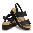 Crocs Brooklyn Matte Wrap Low Wedge Női szandál