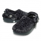 Crocs Classic Unfurgettable Leopard Clog bélelt női papucs