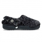 Crocs Classic Unfurgettable Leopard Clog bélelt női papucs