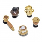 Crocs Jibbitz 3D kávé szett (5db) papucs kiegészítő