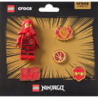 Crocs Jibbitz 4LW Ninjago Kai (5db) papucs kiegészítő
