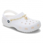 Crocs Jibbitz Arany szegecses lánc szívvel papucs kiegészítő