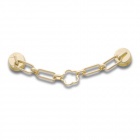 Crocs Jibbitz Arany viráglánc papucs kiegészítő