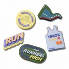 Crocs Jibbitz Crocs Futóklub (5db) papucs kiegészítő