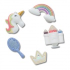 Crocs Jibbitz Csinos hercegnő (5db) papucs kiegészítő