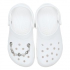 Crocs Jibbitz Ezüst luxus szegecselt lánc papucs kiegészítő
