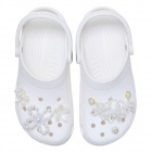 Crocs Jibbitz Fehér gyöngyök (5db) papucs kiegészítő