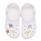 Crocs Jibbitz Fémes csillagok és szívek (5db) papucs kiegészítő