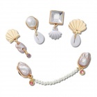 Crocs Jibbitz Kagylós gyöngyök (5 db) papucs kiegészítő