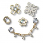 Crocs Jibbitz Kivágott virágok (5db) papucs kiegészítő