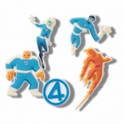 Crocs Jibbitz Marvel Fantasztikus Négyes (5db) papucs kiegészítő
