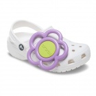 Crocs Jibbitz Mega lila virág papucs kiegészítő
