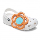Crocs Jibbitz Mega narancssárga virág papucs kiegészítő
