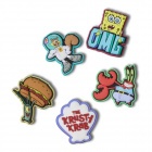 Crocs Jibbitz SpongyaBob (5db) papucs kiegészítő