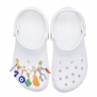 Crocs Jibbitz Személyre szabható charm lánc papucs kiegészítő