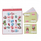 Crocs Jibbitz Valentin napi kártyák (26db) papucs kiegészítő