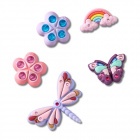 Crocs Jibbitz Varázslatos kert (5db) papucs kiegészítő