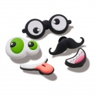 Crocs Jibbitz Vidám arcok (5db) papucs kiegészítő