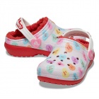 Crocs Kids Classic Lined Sweethearts Clog T bundás gyerek papucs