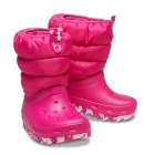 Crocs Kids Classic Neo Puff Boot T hótaposó gyerek csizma