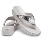 Crocs Monterey Metallic Wedge Flip W női papucs