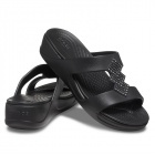 Crocs Monterey Shimmer Slip-On Wedge W Női papucs