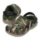 Crocs Kids Classic Lined Graphic Clog bélelt gyerek papucs