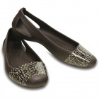 Crocs Sienna Leopard Shiny Flat W női balerina cipő
